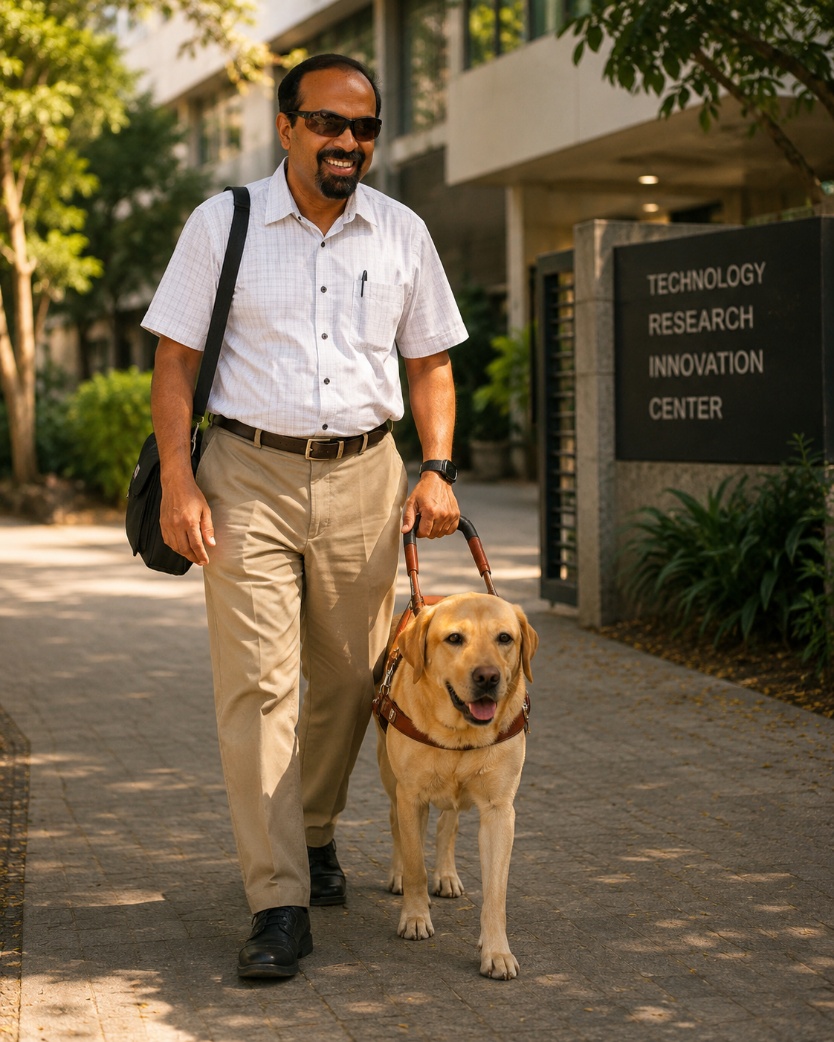 Dr. T.V. Raman portrait