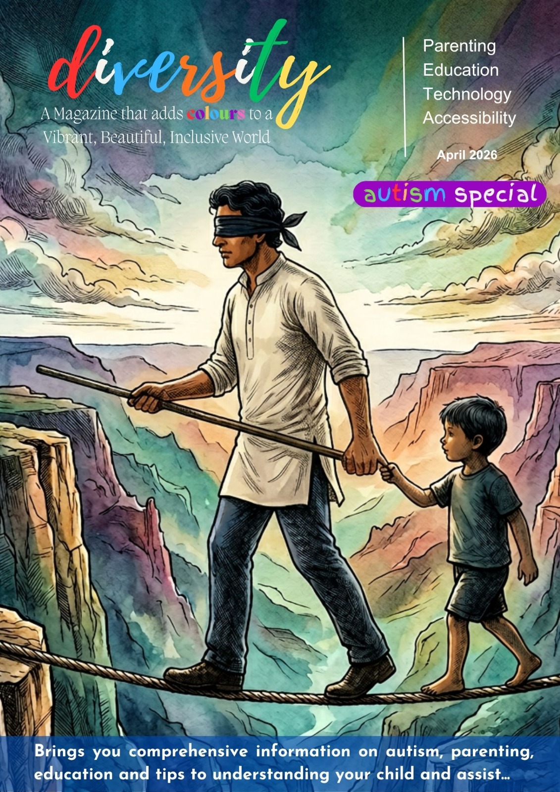 Diversity, India's first Parenting Magazine for the parents of Children with Different Abilities. March 202read the APRIL EDITION NOW6 Edition.